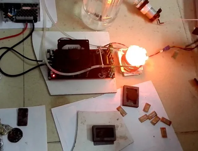 Комплект для индукционного нагрева 48 в 800 Вт Индукционная высокочастотная машина