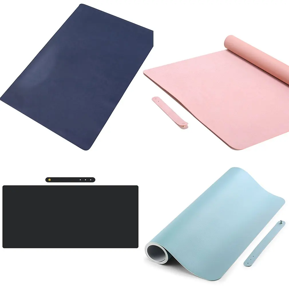 

Single-side Office Mouse Pad Portable Large Gaming Mousepad Laptop Pad PU Leather Desk Pad Grand Mat Gamer Muismat 80x40cm