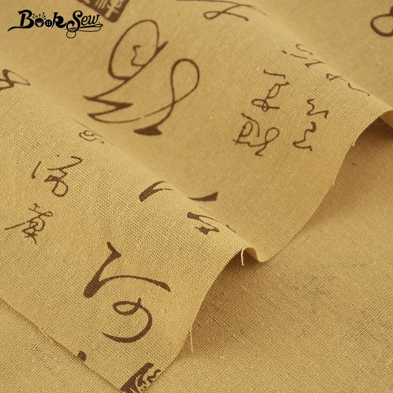 Booksew хлопчатобумажная льняная ткань стеганая ткань Tela домашний текстиль скатерть подушка сумка занавеска подушка китайский стиль Tissu Tecido CM