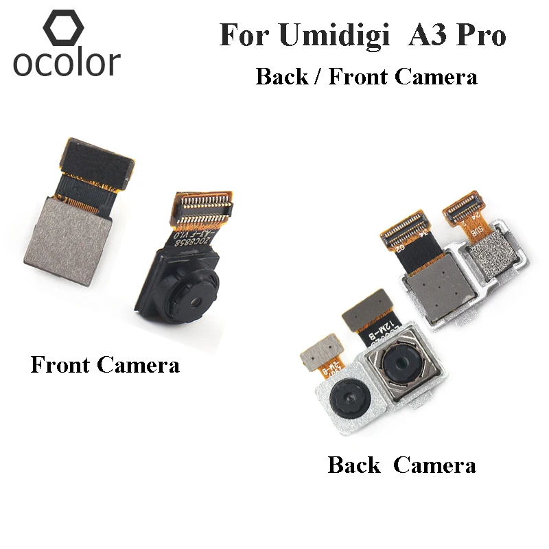 Ocolor для Umidigi A3 Pro задняя крышка Камера гибкий кабель сменные детали фронтальная