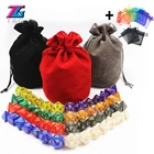 Настольная игра D4 D6 D8 D10 D12 D20, Мраморная акриловая игра