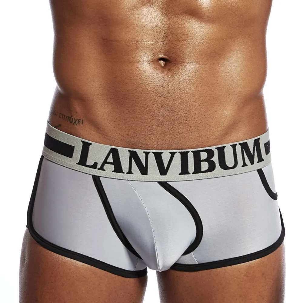 С низкой талией боксеры Шорты Мужские для купания из мягкой дышащей ткани Для