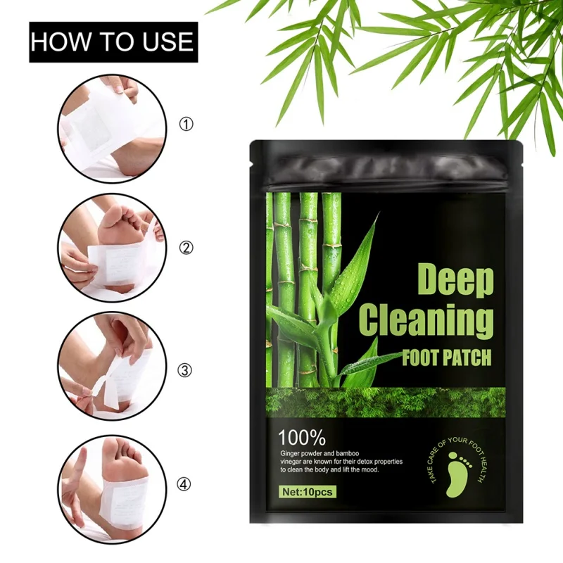 

10pcs Foot Pads Natural Improve Sleeping Personal Health Care Easy to Use for Daily Use for Men Women Foot And Body Care