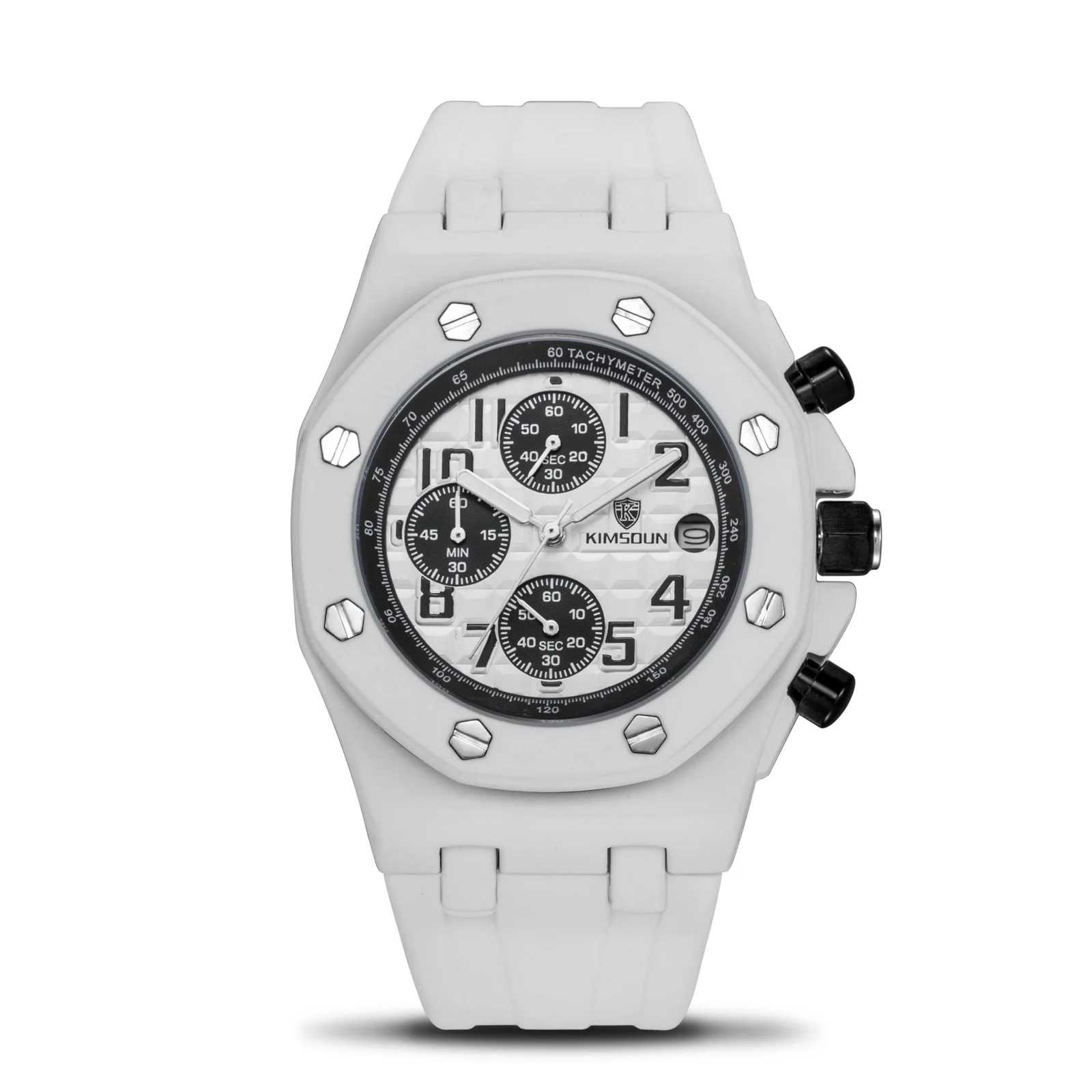 Switzerland Royal Rolexable Japan Miyota кварц модные часы мужские силиконовые три глаза многофункциональные водонепроницаемые reloj mujer