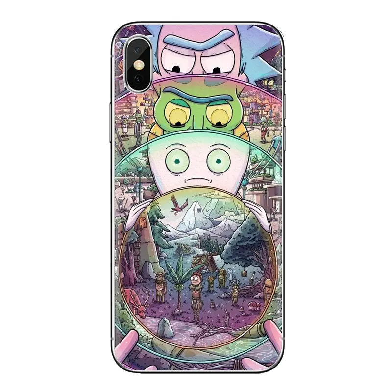 Mobile Phone Case Cover Rick and Morty Season 3 For Sony Xperia Z Z1 Z2 Z3 Z5 compact M2 M4 M5 E3 T3 XA Aqua LG G4 G5 G3 G2 Mini |
