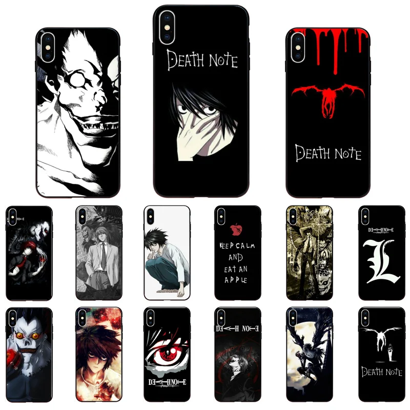 

Anime Manga Death Note Ryuk Phone Case for iphone 13 12 11 Pro Max Case For iPhone 12mini XS MAX X XR SE2 8 7 PlusCase