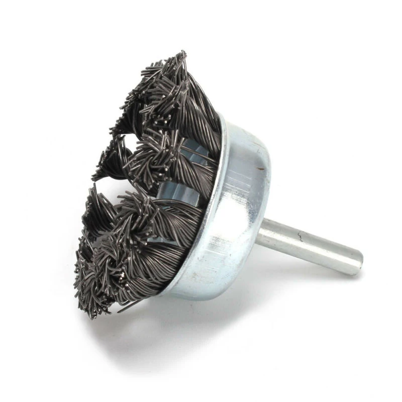 6 мм металлическая проволочная щетка для чашки колеса с гофрированным