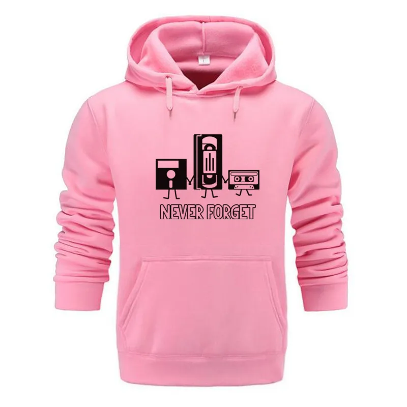 Новинка 2019 мужские худи с капюшоном и принтом в стиле ретро брендовые черные