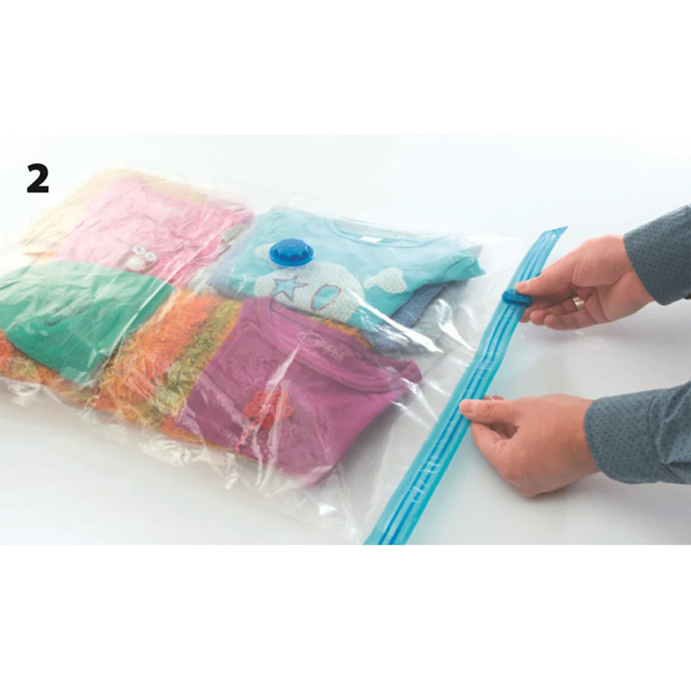 

10pcs Storage Bags Vacuum Clothes Pouch Transparent Waterproof Plastic