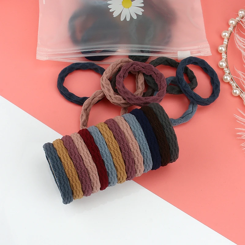 

Резинка для волос женская, эластичная, бесшовная, утолщенная, 20, шт./пакет