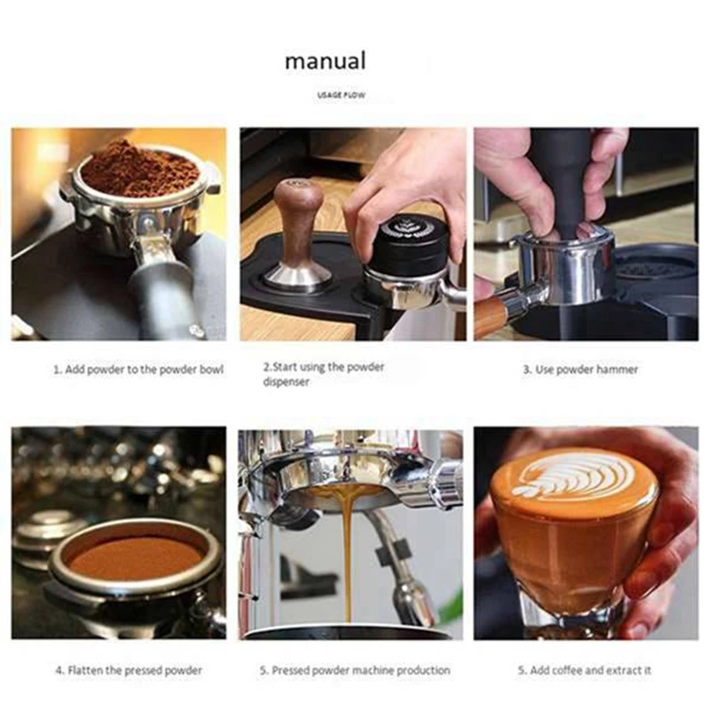 

Coffee Utensil Sets Coffee Bottomless Portafilter for Delonghi EC680/ EC685 Filter Basket 51MM Coffee Powder Distributer