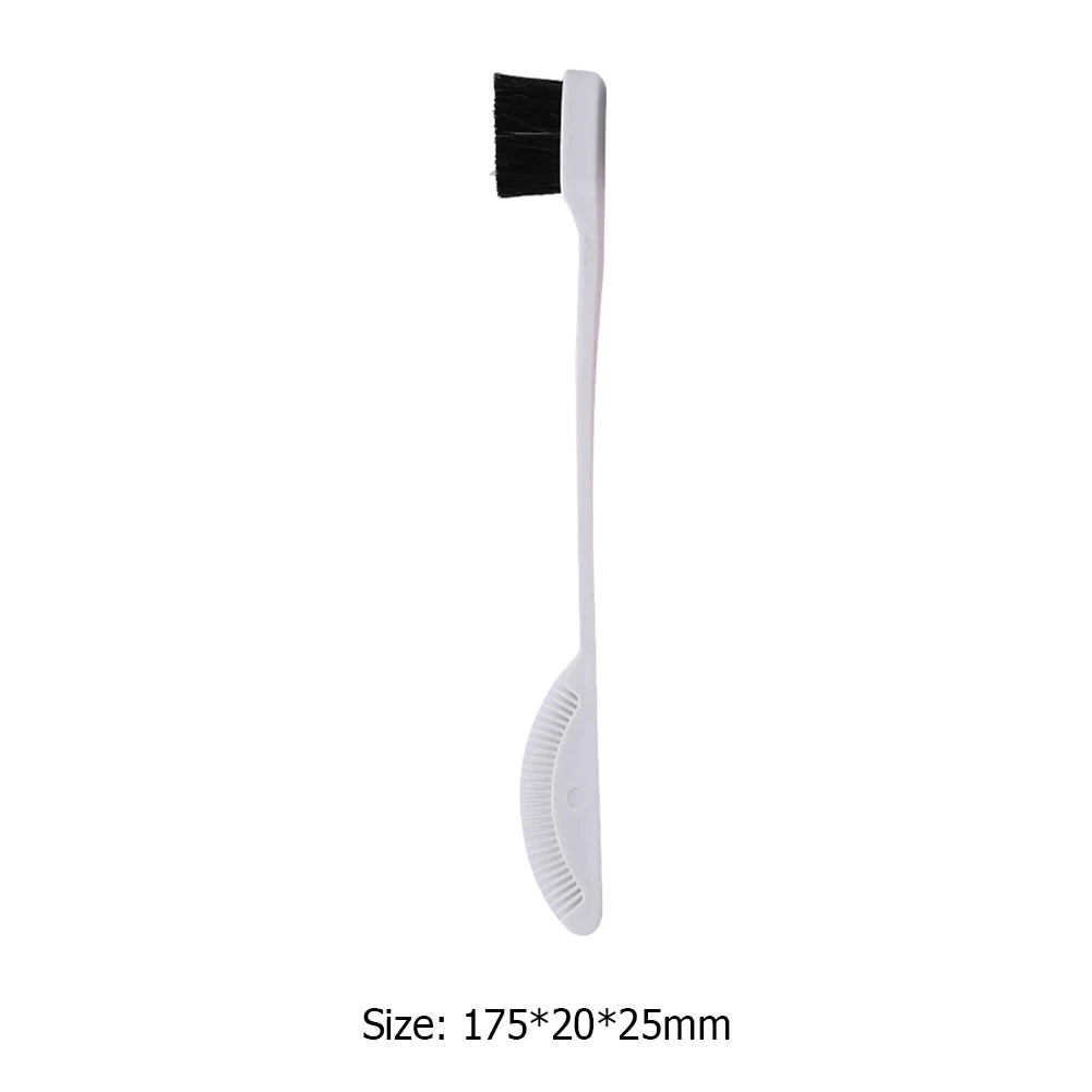 

1pc Double Sided Edge Control Hair Comb Hair Styling Eyebrow Combing Hair Brush Salon Professional Hairdressing Beauty Tools
