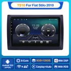 Автомобильный мультимедийный плеер MEKEDE 6 + 128G 2 Din DSP Android 10 для Fiat Stilo 2002-2010, головное устройство, навигация GPS, радио, стерео, без DVD