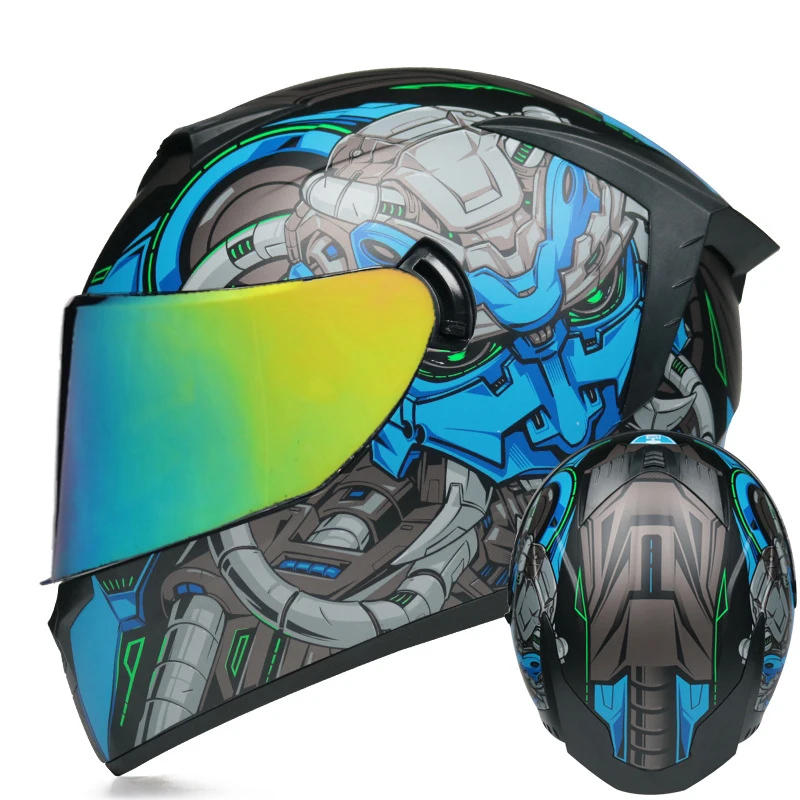 

Мотоциклетный шлем на все лицо для мужчин и женщин