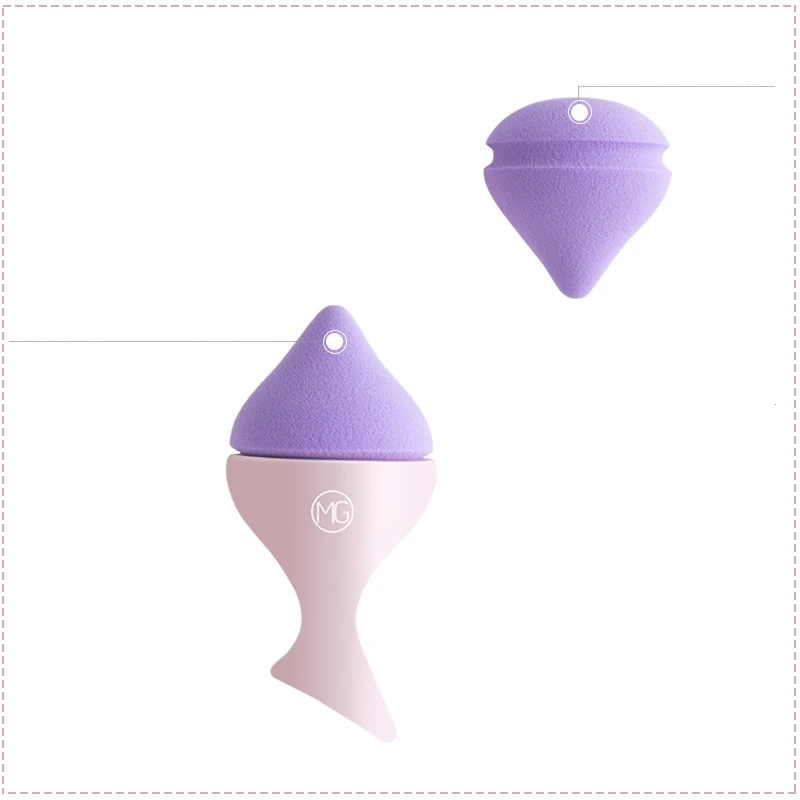 Бренд Miss Gorgeous 2 шт. губка для макияжа Русалочки косметическая пудра Макияж