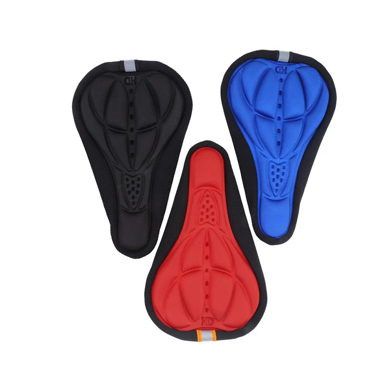 3 Color Bicycle Saddle 3D Soft Bike Seat Cover Comfortable Foam Cushion Cycling For SportS Accessories | Спорт и развлечения