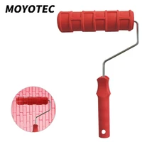 moyotec 7 inch roller brush construction toolpaint roller pattern embossing texture painting toolsbrick embossing roller