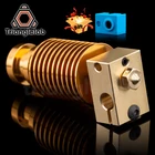 HQ Gold Heatsink V6 медный нагревательный прибор блок Hotend J-нагревательная головка блок теплового разрыва для HOTEND для экструдера