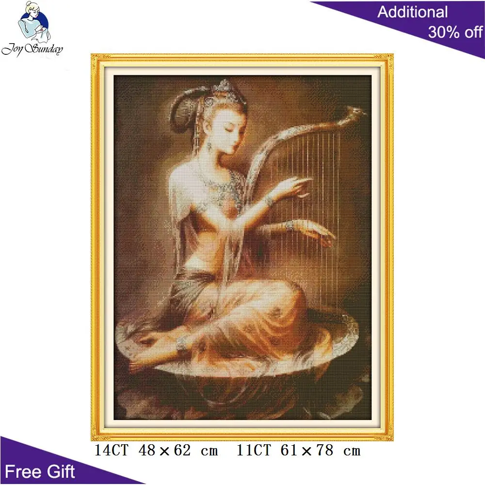 Набор для вышивки крестиком Joy Sunday Dunhuang красивый домашний декор R479 R538 R539 R681 14CT 11CT