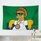 Большие японские регги, рок, хип-хоп музыкальные постеры, настенные наклейки, высококачественный холст, искусство, четыре отверстия, баннеры, флаги, украшение для стен e3