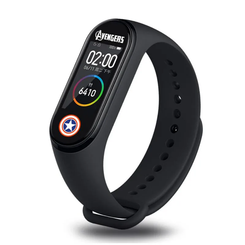 Крутой супергерой Marvel красочная Защитная пленка для Xiaomi mi браслет miband 4 Band4 Sport mi band4 NFC Защитная крышка для экрана - Цвет: 18