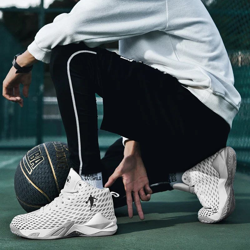 Новинка Осенняя обувь для баскетбола мужчин и женщин легкие кроссовки спортзала