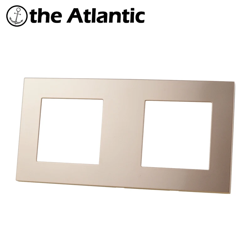 S серия-Золотая пластиковая рамка Одиночная двойная Тройная четырехпанельная