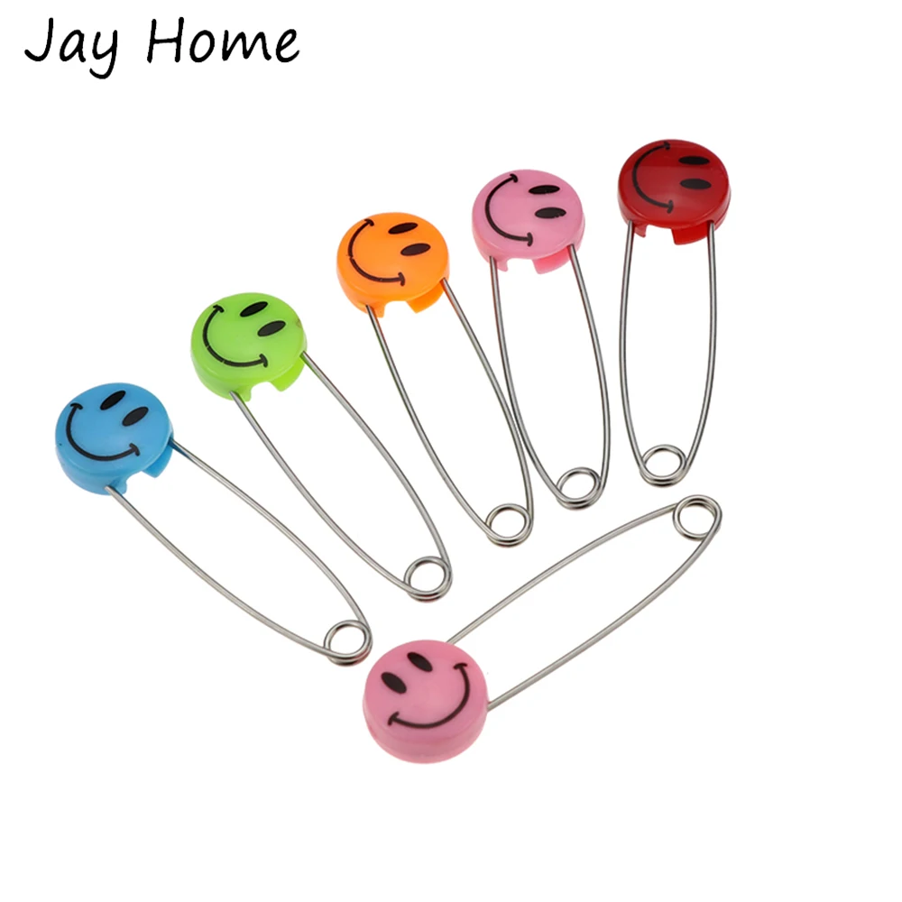 10-50 шт в наборе рисунком виде улыбающихся рожиц Безопасность булавки для