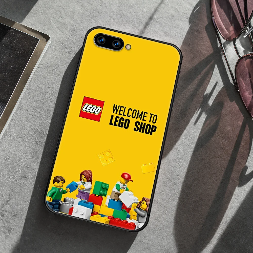 

LEGOs Phone Case Cover Hull For HUAWEI honor 7a 8 8s 8a 8x 9 9x 10 20 i Lite Pro black Cover Pretty Waterproof Fashion Bumper