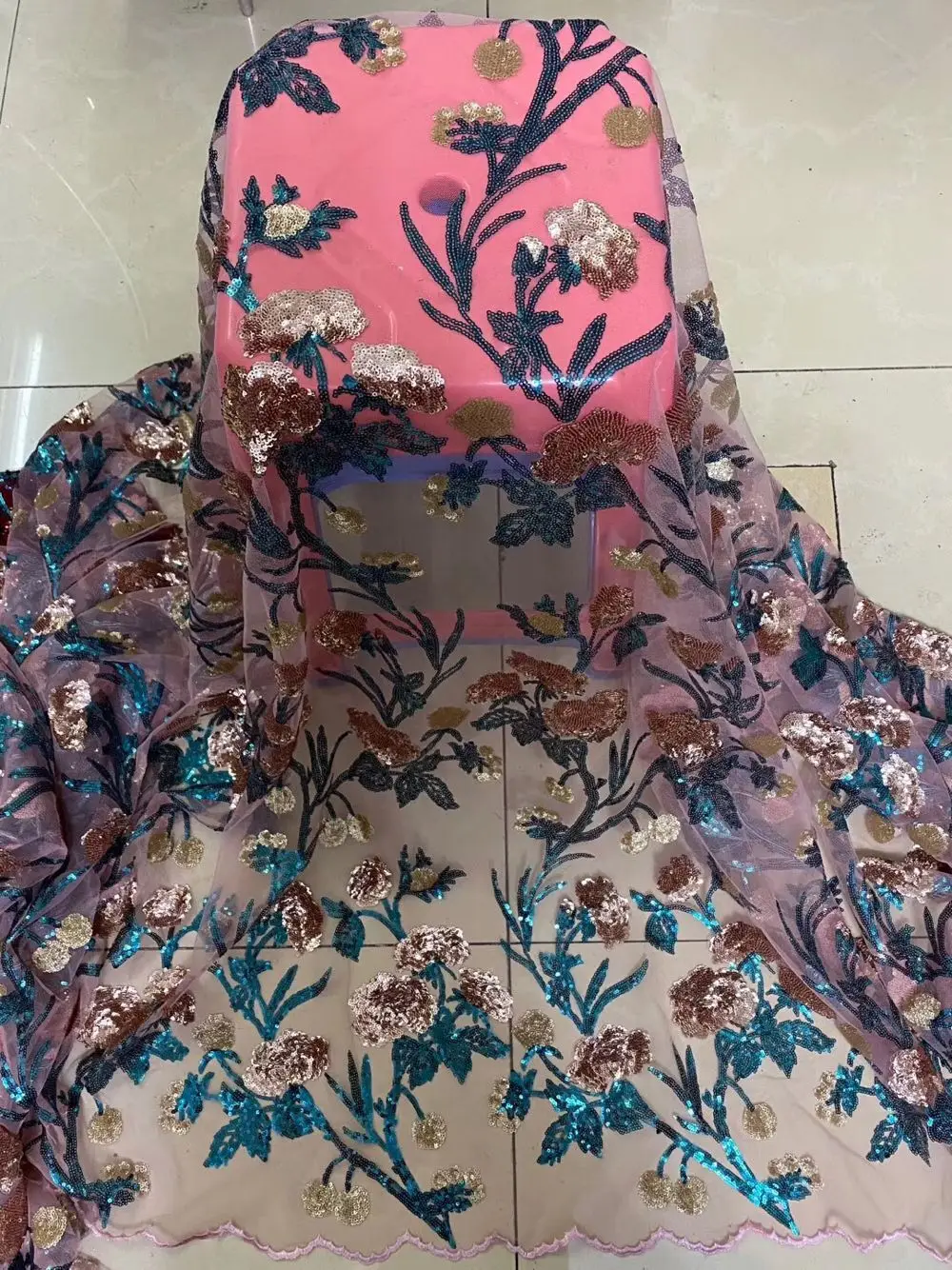 Французская кружевная ткань с блестками 2020 новейшая африканская вышивкой