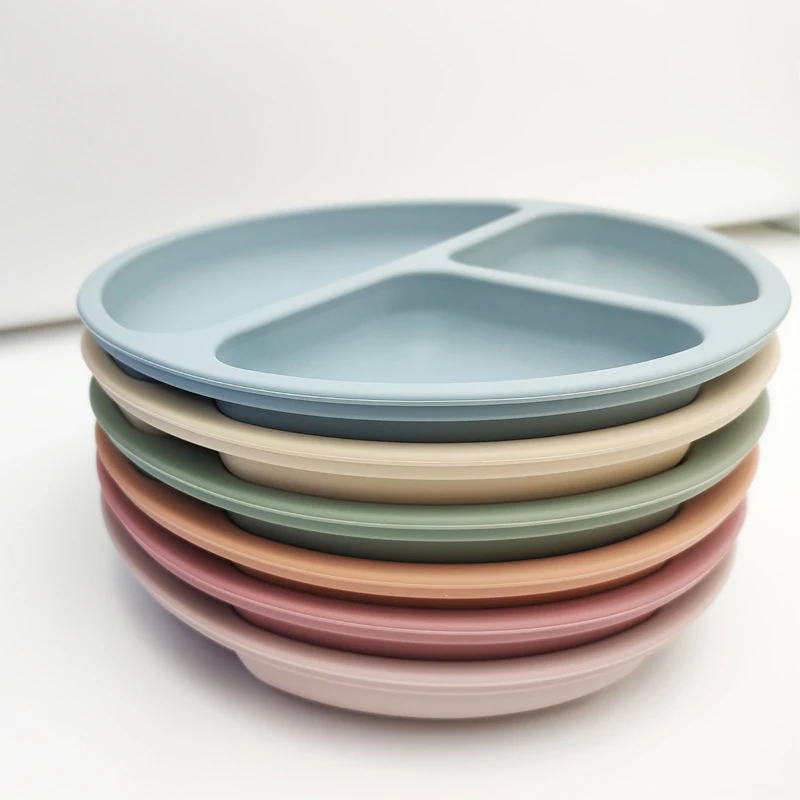 Детская посуда силиконовые тарелки для еды детские товары коробка конфет