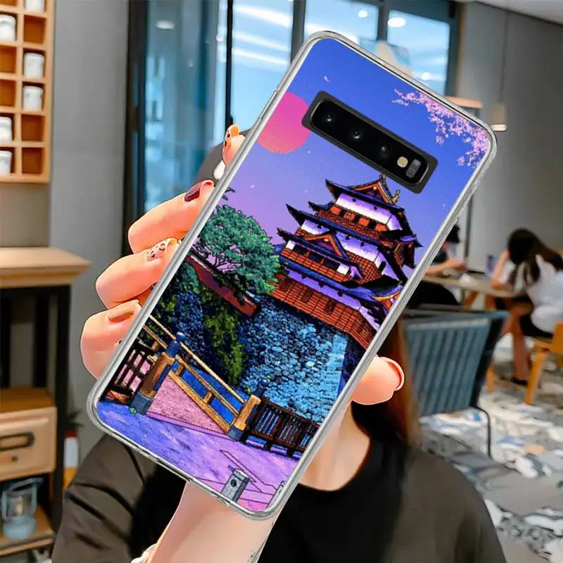 

CC Landscapes Phone Case transparent for Samsung S10 plus S10 E(lite) S6 S7 edge S8 S9 Plus Brand