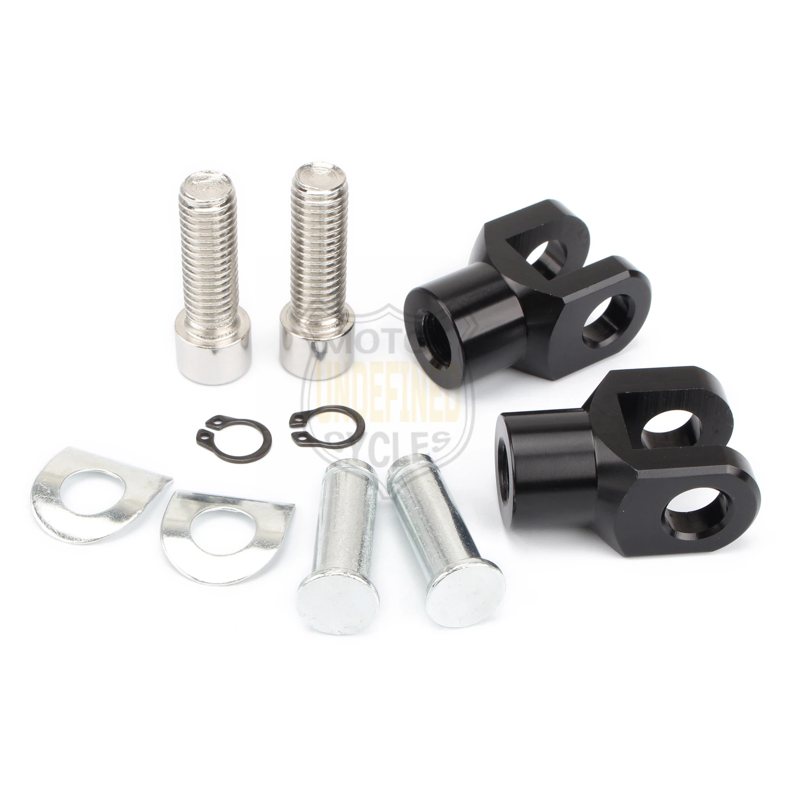 Мотоцикл хромированный ножной Peg Clevis Набор для Harley Honda Yamaha Suzuki Универсальный Footpeg подставка для ног Clevis крепление w/оборудование 29 мм