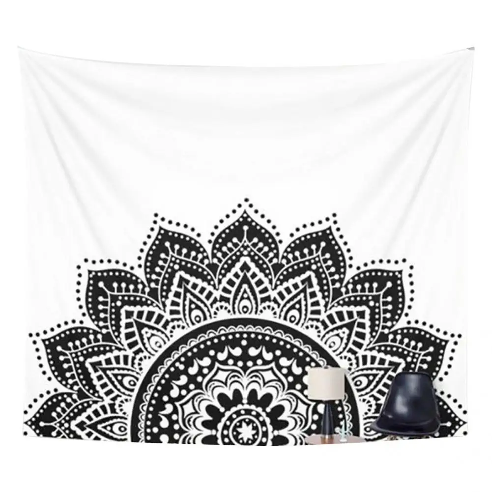 

Vivid Pattern Rectangle Chic Bohemian Mandala Wall Tapestry Home Supplies