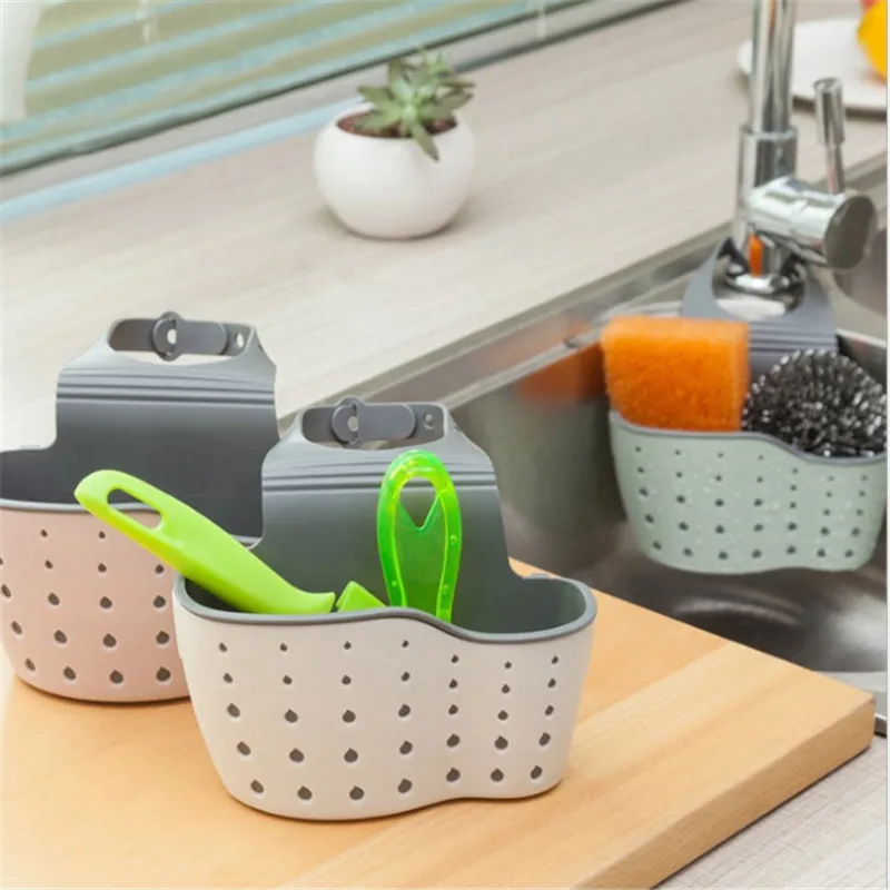 Полка для раковины стеллаж мыла губки гаджет силиконовая корзина хранения сумка