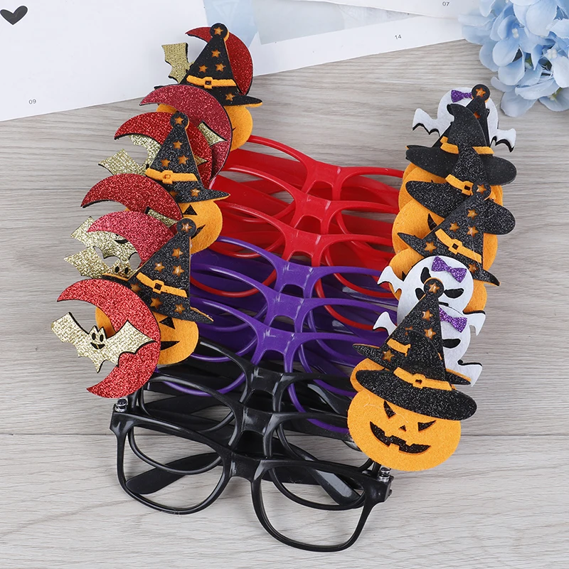 Креативные очки на Хэллоуин рамка летучая мышь ложка реквизит тыква украшение