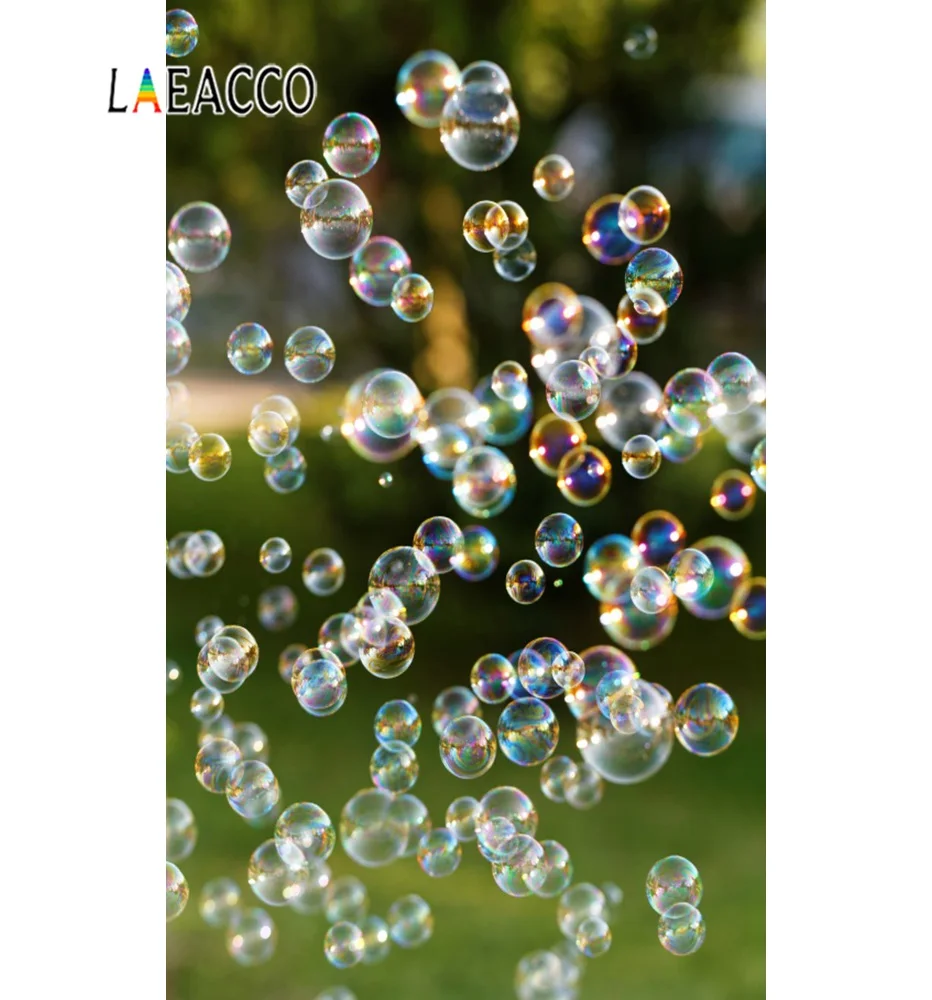 Laeacco мечтательная зеленая пузырьковая Вечеринка обои романтическая любовь