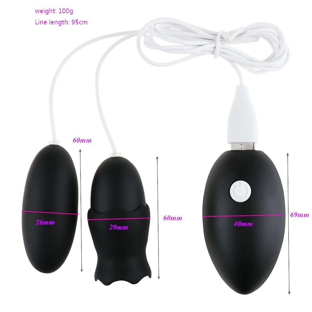Вибраторы для языка USB Мощный вибрационный Яйцо G spot Массаж оральные ласки секс
