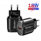 Быстрое зарядное устройство USB 3,0 для iPhone 13, зарядное устройство для Samsung S10 S9, вилка Xiaomi Mi Huawei, адаптер зарядного устройства