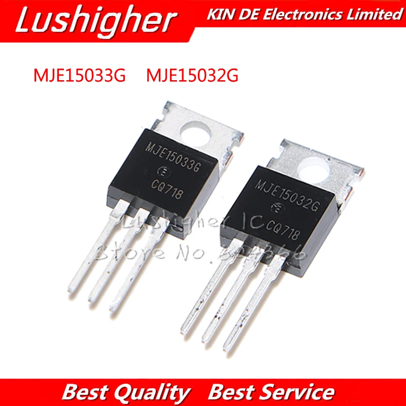 

10 шт. MJE15033G + 10 шт. MJE15032G TO-220 MJE15033 MJE15032 до 220