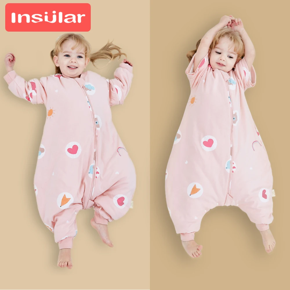 Спальный мешок для новорожденных детская коляска с мультяшным рисунком теплые