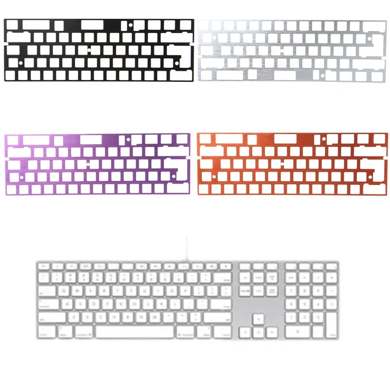 Анодная алюминиевая установочная пластина поддержка ISO ANSI для GH60 Pcb 60% |