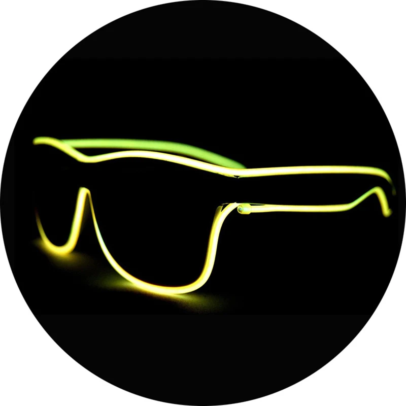 

ALLOMN Light Glasses Led Three Light Modes Male Female Glasses Cool Fashionable Luminous Spectacles Glasses Accessories
