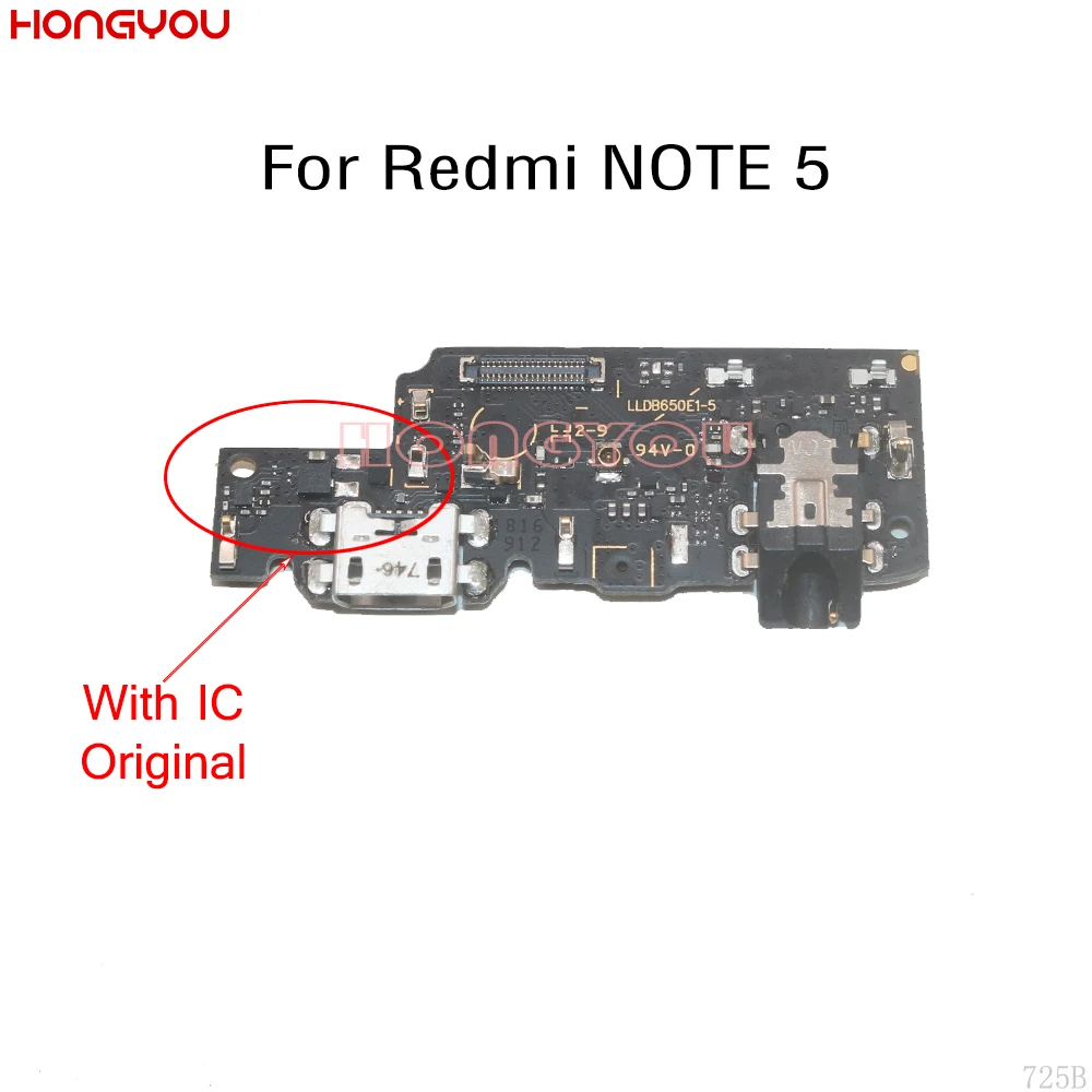 Для Xiaomi Redmi Note 5 NOTE5 usb зарядная док-станция разъем для зарядки порт разъем гибкий кабель
