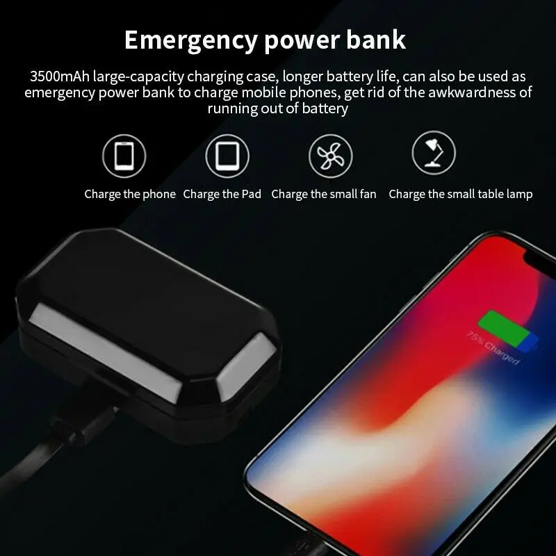 Беспроводные водонепроницаемые наушники-вкладыши с микрофоном для iPhone 11 Xiaomi |