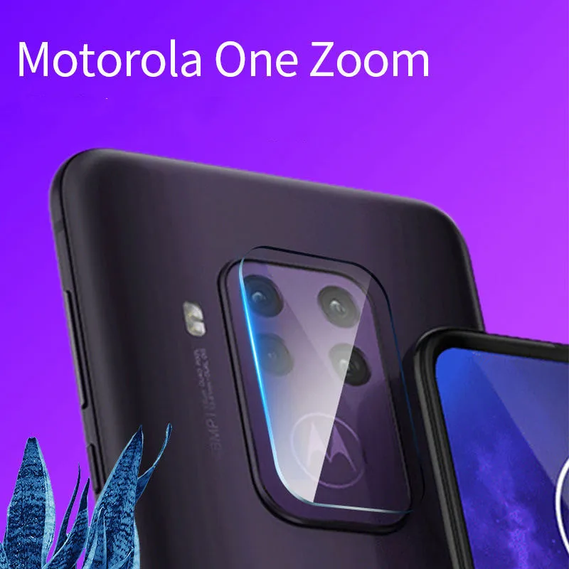 Защитная пленка для объектива задней камеры закаленное стекло moto one zoom /moto