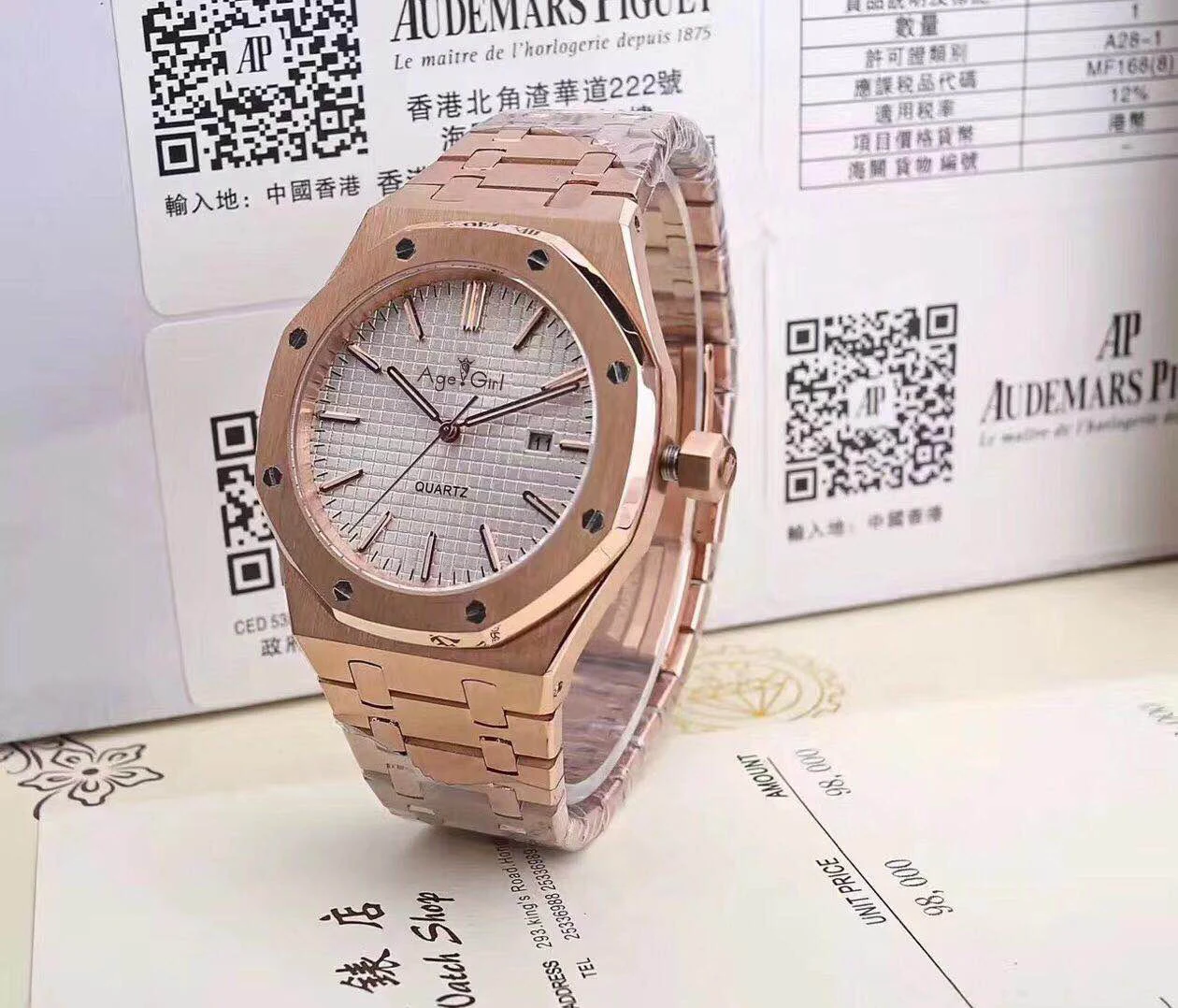 

Top Classic New Men Women Sport Stainless Steel Japanese Quartz Sapphire Rose Gold Black Blue Grey Classical Watches AAA+