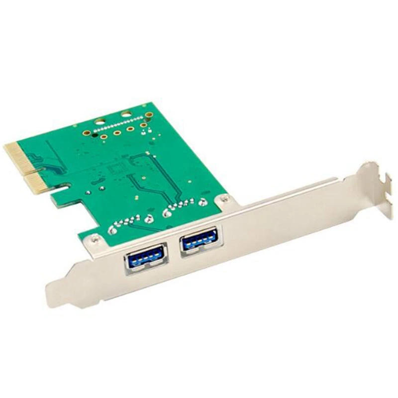 Компьютерная шина PCI E 4X Express 2 Порты и разъёмы s USB 3 1 Тип карты расширения ASM1142