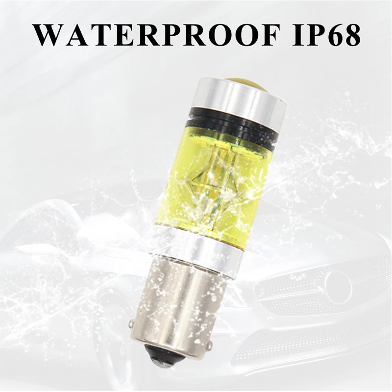 2 шт. bau15s led Py21W 1156 s25 100 Вт Автомобильная Поворотная сигнальная лампа светильник
