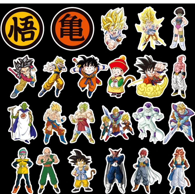 Наклейка s Pack Dragon Ball Z Аниме граффити наклейка скрапбук чемодан скейтборд ноутбук крутая Водонепроницаемая наклейка игрушка для детей